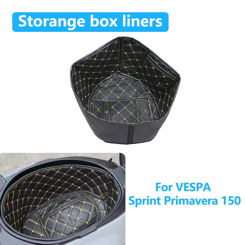 For VESPA Sprint Primavera 150 Motorcycle Rear Trunk Inner Cushion Seat Bucket Storage Luggage Box Liner Pad
