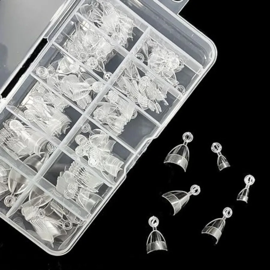 480 Pcs Extra Short Half Cover Almond Nail Tips Extra Small Square Nail Tips Set XS Soft Gel Acrylic Fake Nail Clear Preshape F
