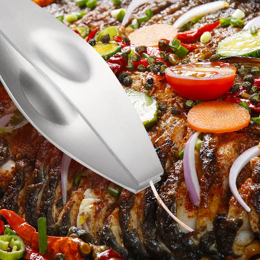 3 قطعة ملاقط شعر الدواجن من الفولاذ المقاوم للصدأ مشبك عظم السمك المتين لإزالة شعر الدجاج والأوز والخنزير أداة المطبخ #6