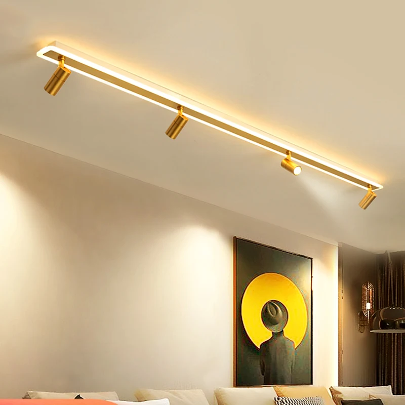 Imagem -03 - Smart Dimmable Ceiling Light Decoração para Casa Nórdica Lâmpada para Salão Projectores de Quarto Iluminação Interior