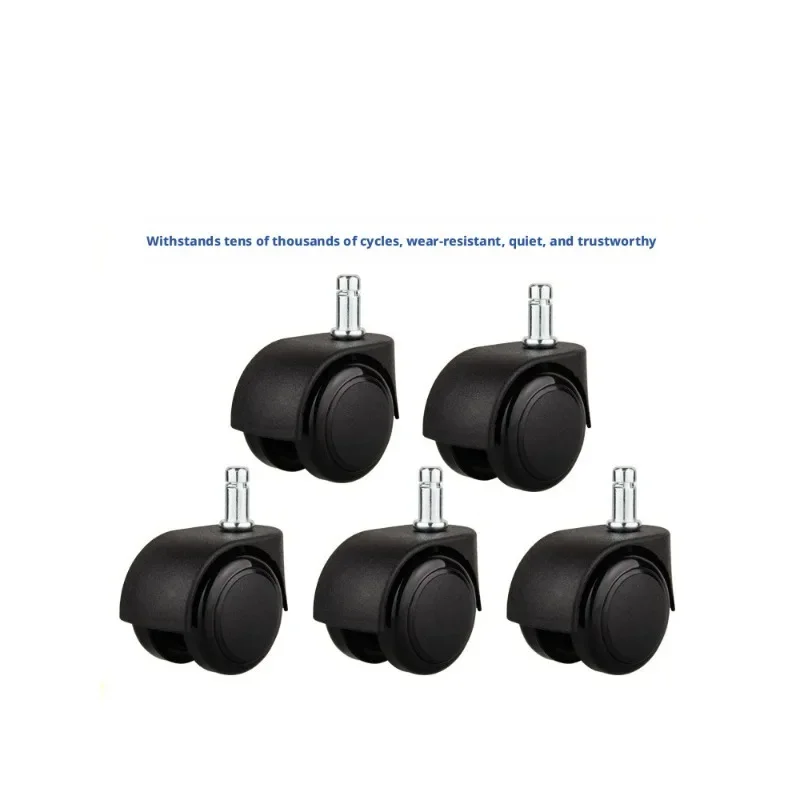 (Pack of 5) Circlip M10 Applicable Swivel Chair Wheels Casters Universal Wheel Accessories Office Computer Pulley