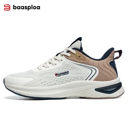 2024 Baasploa Men Sport Shoes Fashion Breathable Running Shoes Lightweight Men Brand Casual Sneakers Antiskid New Arrival