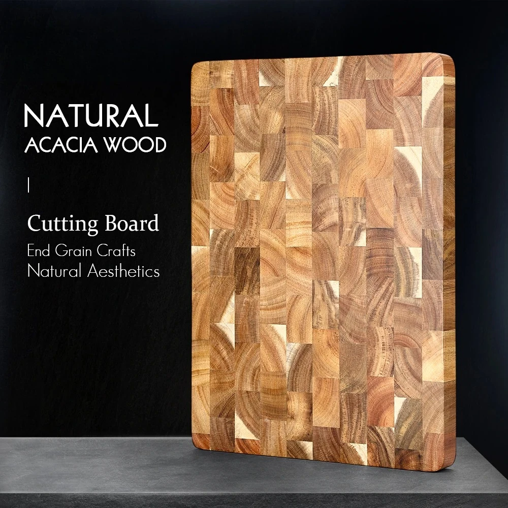 Cutting Board Double-sided Using Premium Acacia Wood Splicing Chopping Board Drain Water And Damp-proof Kitchen Tools
