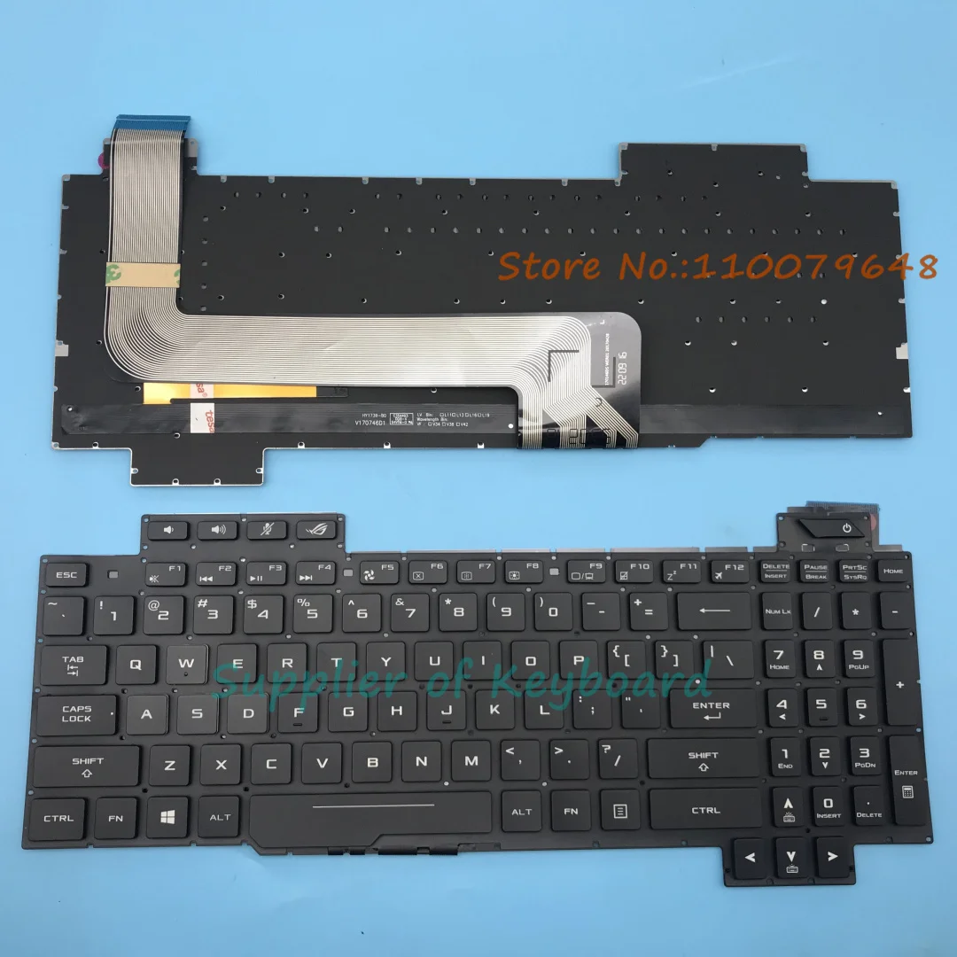 NEW English Keyboard For Asus ROG Strix GL703V GL703VD GL703VM GL703G GL703GE GL703GM GL703GS Laptop RGB Backlit