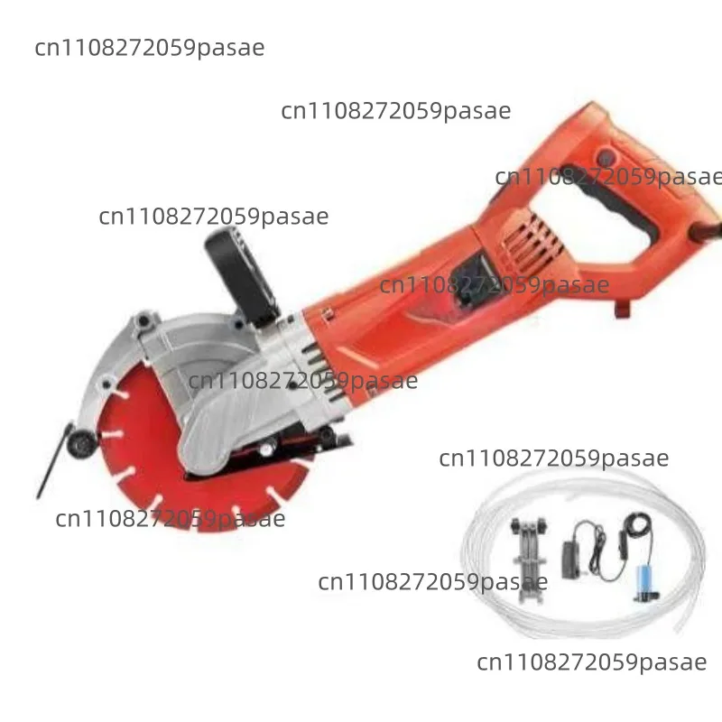 

7-дюймовый многофункциональный настенный штроборез с подачей воды для резки бетона, камня и стальных прутков, без пыли