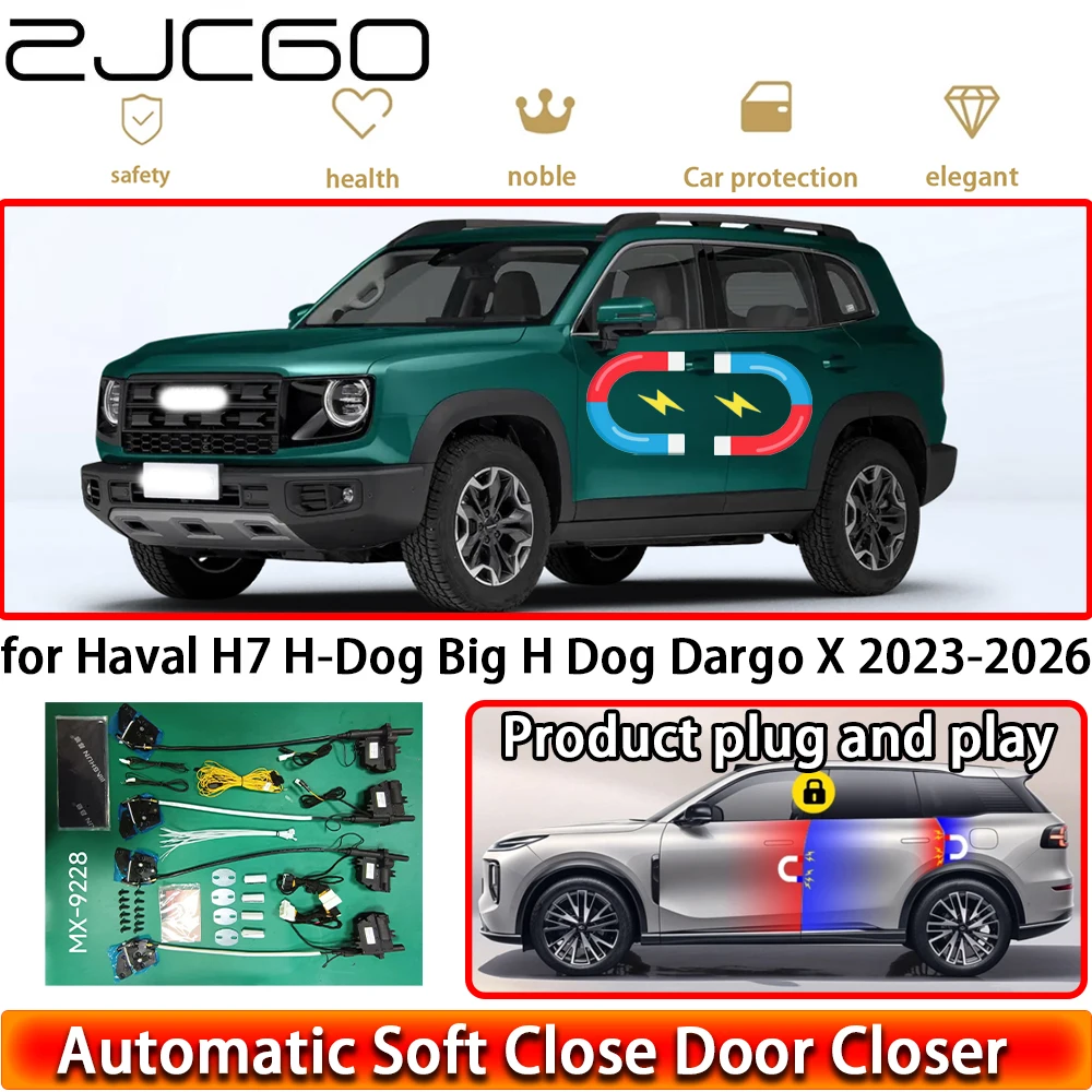 for Haval H7 H-Dog Big H Dog Dargo X 2023-2026 OEM Soft Close Door Kit Power Closing Latch System Auto Pull Door Easy Close