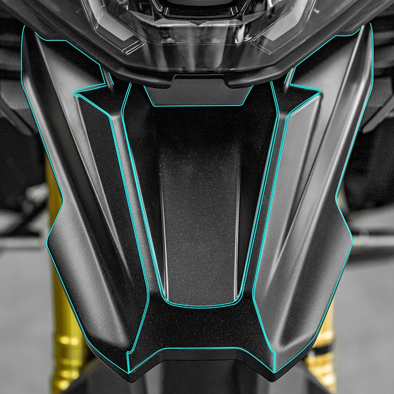 ل 2024 VOGE DS900X دراجة نارية شفافة غير مرئية فيلم مقاوم للماء Sunproof مقاومة للتآكل وزارة الدفاع جزء