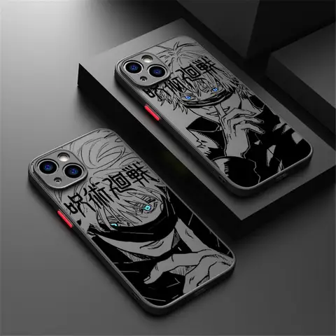 Jujutsus Kaisens Gojo Satoru Phone Case For iPhone 17 16 15 Pro Max Case 14 13 12 11 Pro Max 16e 17e Air XS XR X 7 8 Plus Cover