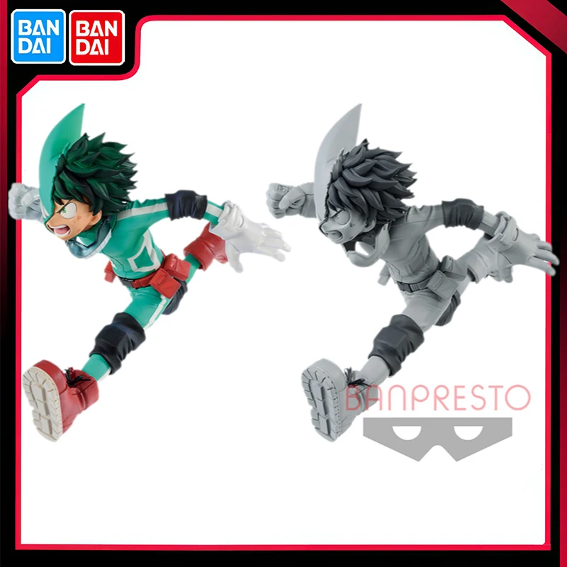 BANDAI Original BANPRESTO Genuine  My Hero Academia Midoriya Izuku Anime Action Figure Collectible Academy Vol.1 Deku Model Toys