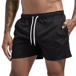 Pantalones cortos De baño para hombre, Bermudas sexys De secado rápido para playa, Surf, gimnasio, Verano