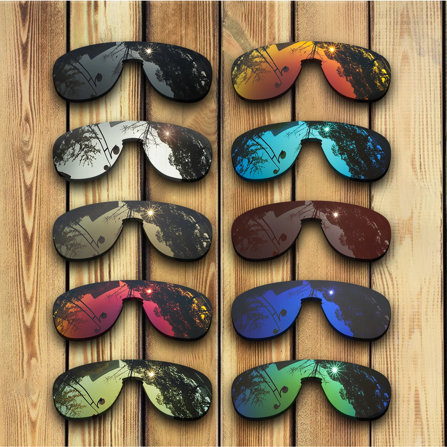 

100% Precisely Cut Polarized Replacement Lenses for Oakley Trillbe Sunglass - Many Colors