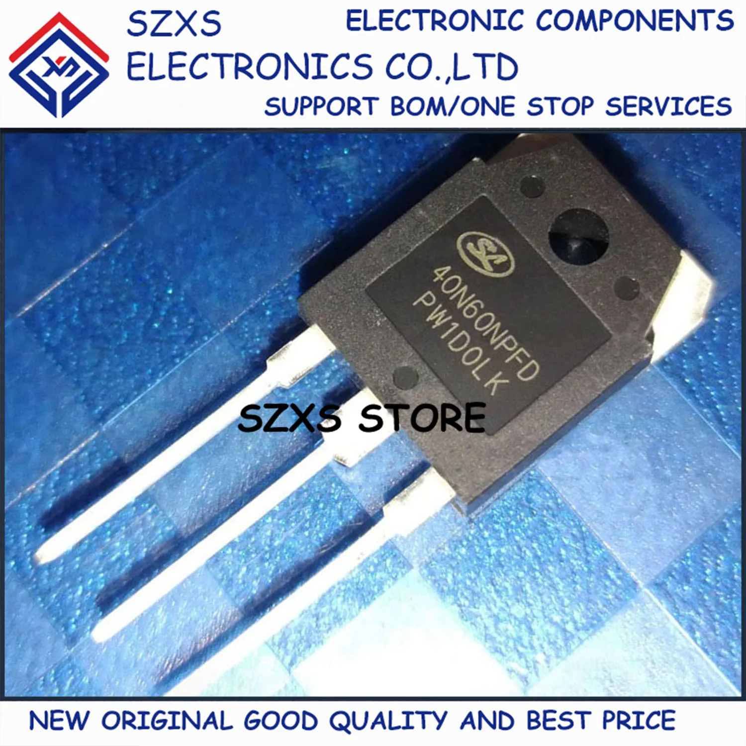 

New Original 10Pcs SGT40N60NPFD 40N60NPFD TO-3P 600V 40A Powerful IGBT Field-effect Transistor In Stock Good Quality