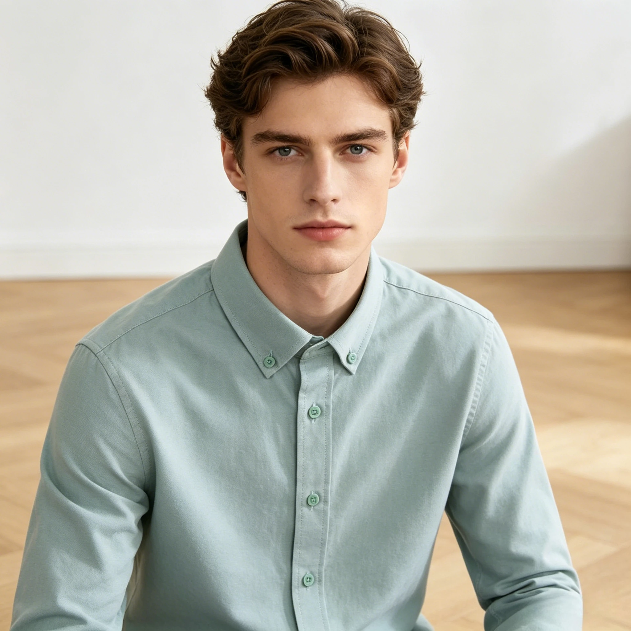 2026 Neu IN Herren 100% Baumwo – Mandarin Collar Formal Shirt Slim Fit Bewertung und Preis