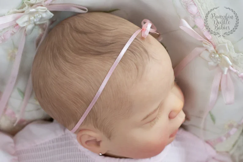 18-20Inch Close Eyes Washable Alexis Bebe Reborn Girl With Painted Hair Full Boy Soft Vinyl Doll Handmade Lifelike Newborn Doll