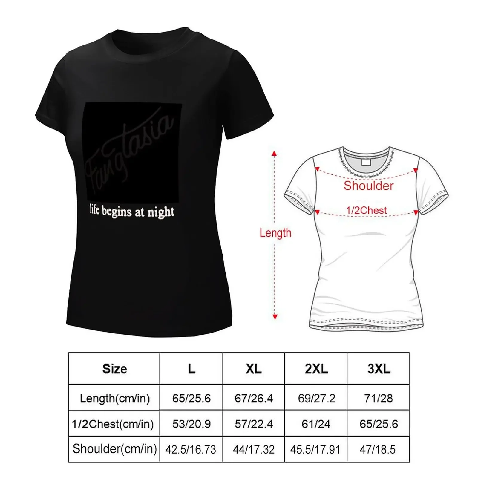 Fangtasia Life Begins At Night True Blood T-Shirt lady clothes vintage oversized Aesthetic clothing workout t shirts for Women