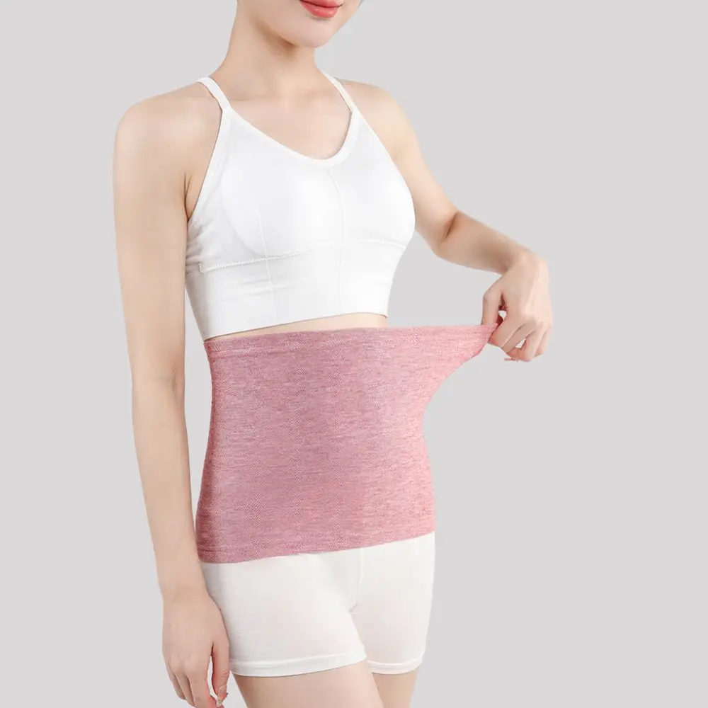 High Elastic Cotton Cloth Unisex Thermal Waist Support Abdomen Back Warmer Inner Wear Waist Protector Warm Thickening Cummerbund