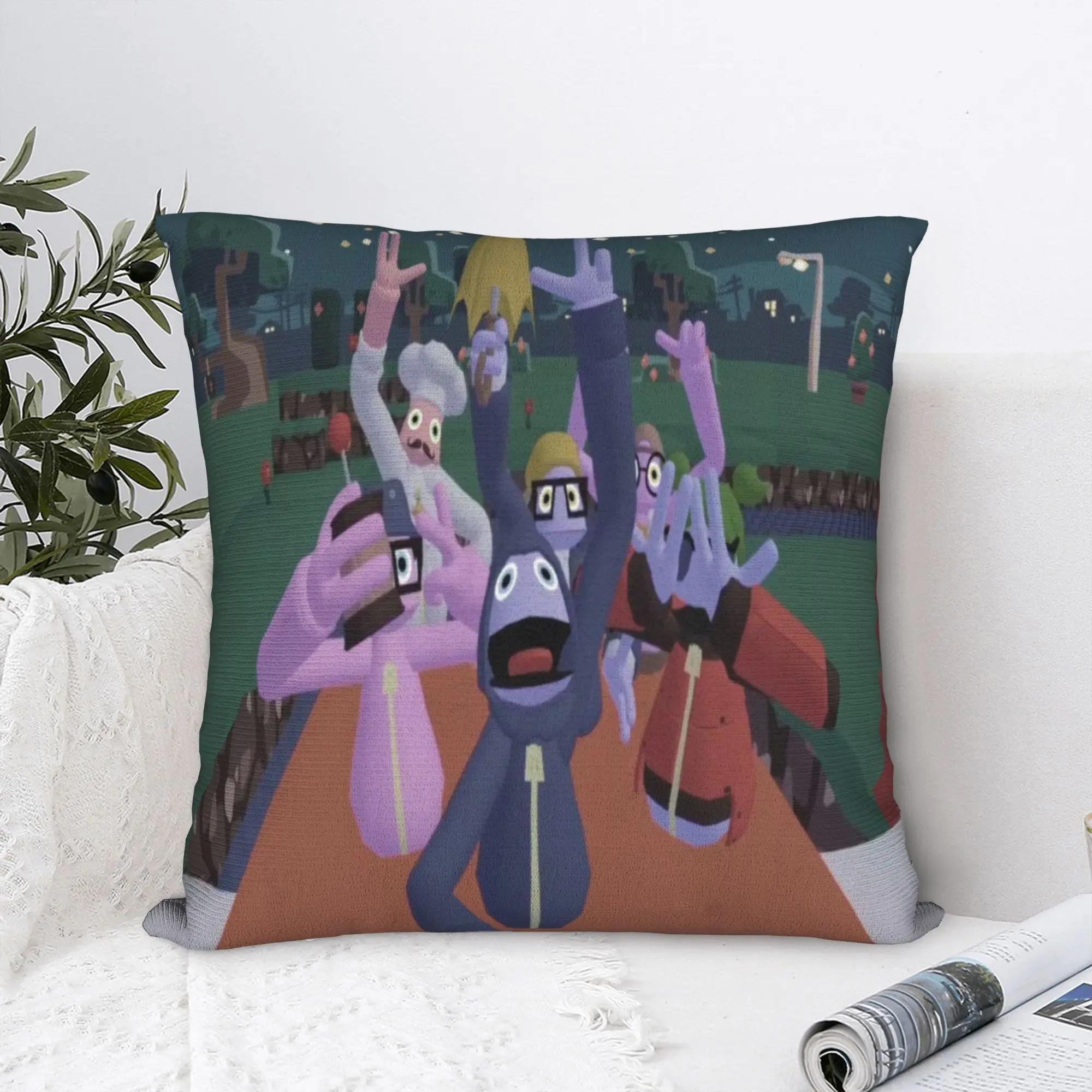 New Style Home Yeeps Hide And Seek Decorations Pillowcases Merch  Pillow Cover Square Multi-Size