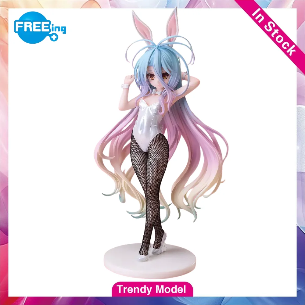 

【TM】In Stock FREEing No Game No Life Shiro Bunny Girl 1/6 Figures Model Toy Gift Collection Ornament