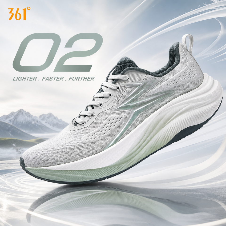 361 Degrees O2 Professional Men Marathon Training Shoes Lightweight Rebound Durable Male Running Sneakers 672632222