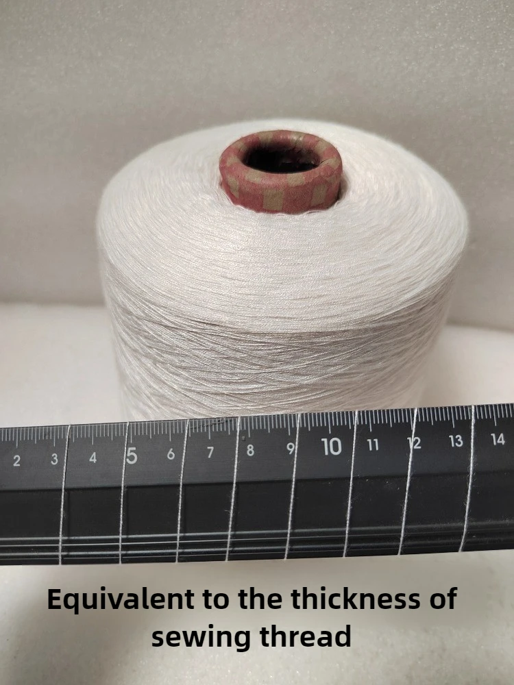 100% Mercerized Cotton Yarn 500g Thin for Hand Knitting Crochet Clothing Sock Bag DIY High Grade Baby Thread Soft Skin Friendly
