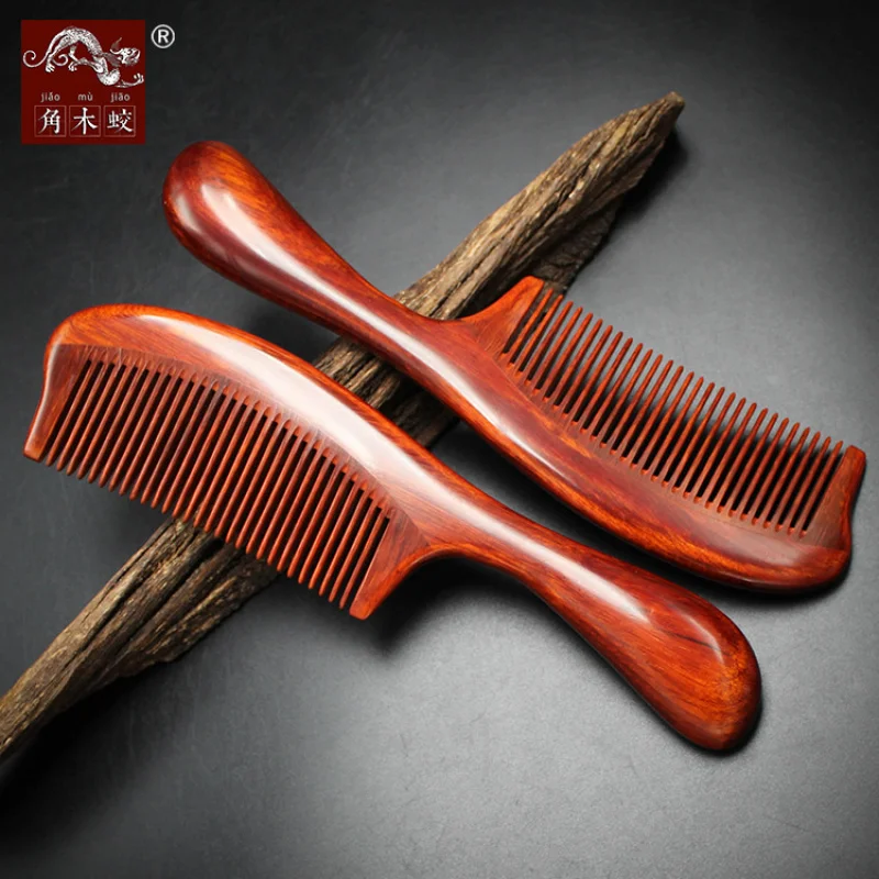 

Расческа ручной работы из палисандра Cornerwood Premium с ручкой для массажа и укладки волос