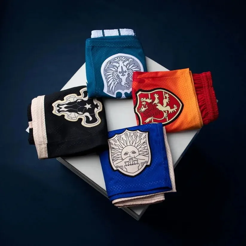Bandai Black Clover Magic Knights Anime Shorts  Black Bull Golden Dawn Crimson Lion Silver Eagle Family Matching Summer Shorts