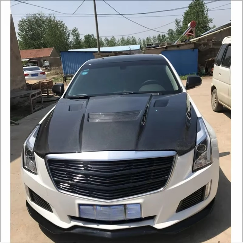 ATS Style Auto-Motorhaube aus Kohlefaser für Cadillac