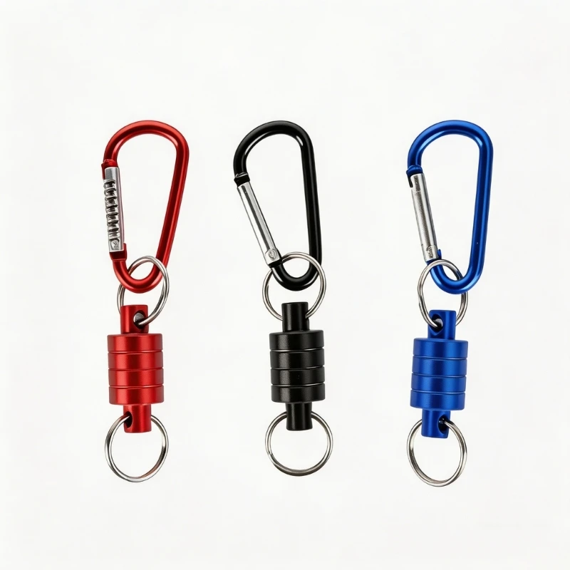 Fishing Clip, Fly Fishing Net Release Clip Hanging Holder Lanyard Clip Carabiners Keychain Hook Buckle 24BD