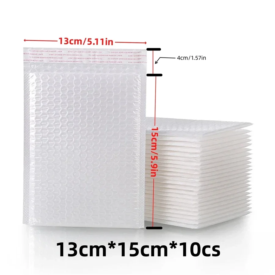 10 قطعة/المجموعة 13x15 هايت ذاتية اللصق مقاوم للماء فقاعة حقيبة الأعمال الصغيرة البريد حزمة مقاوم للماء بوتيك حقيبة بريد مجوهرات