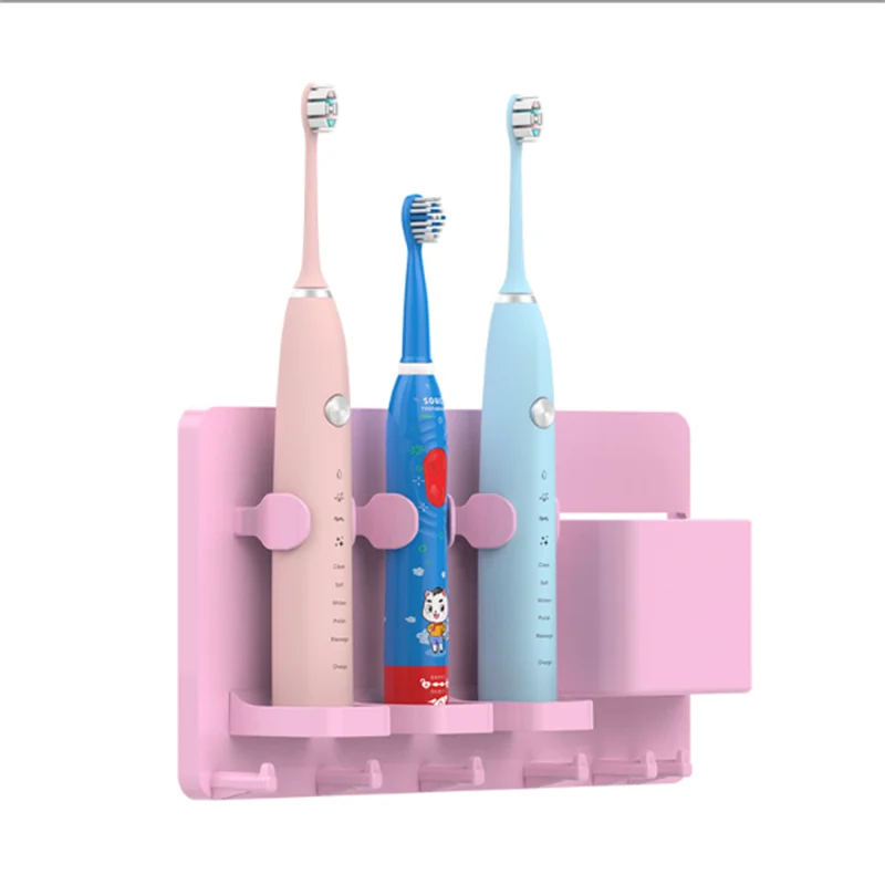 

Регулируемый держатель для электрической зубной щетки, стойка для Хранения Туалетных принадлежностей в ванной комнате, стойка для Хранения Туалетных принадлежностей и зубных щеток