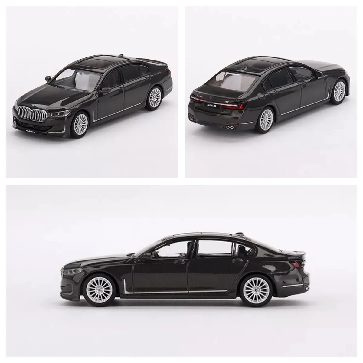 

MINI GT Alpina B7xDRIVE Gray Metallic #619 1/64 Diecast Model Car Collection Limited Edition Hobby Toys