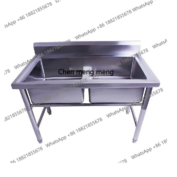 

45Cm double basin sink, stainless steel sink, stainless steel sink 0.6 thick