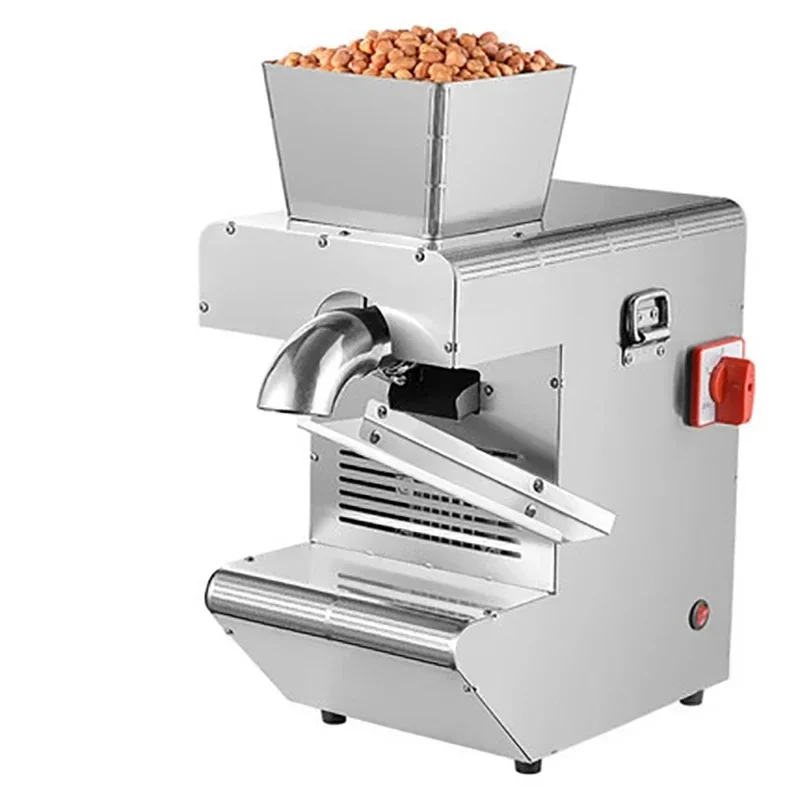 Commercial Oil Press Household Small Stainless Steel Regular Hot and Cold Oil Fryer Peanut Sesame Oil Press Automatic