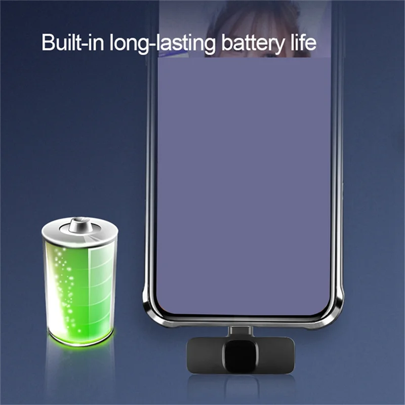 

Stylish-K9 Plug-And-Play Wireless Microphone For Video Recording, Interviews And Noise Reduction Wireless Mini Microphone