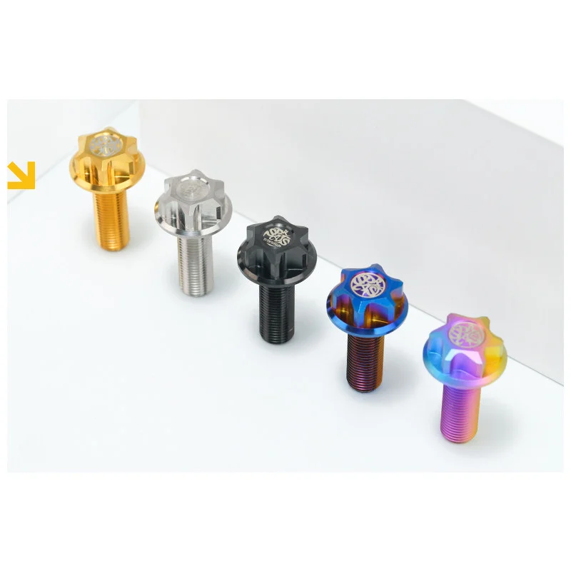 1pcs Titanium Alloy Bolt A3 Standard Head M12×35mm D26 Pitch1.25 Motorcycle & Automotive Fastener Stan Style