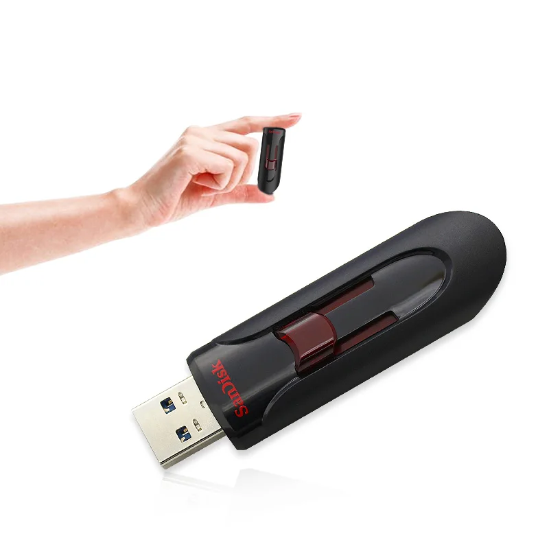 

Sandisk Z600 USB Flash Drive USB3.0 Retractable Thumb Drive with SucureAccess UP To 100MB/S 16GB 32GB 64GB 128GB 256GB