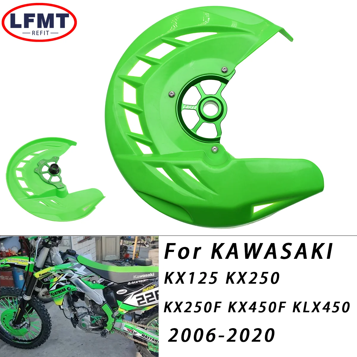 

Motocross Front Brake Disc Guard Cover Protector For Kawasaki KX125 KX250 KX250F KX450F KLX450R 2006-2020 For KX 250 250F 450F