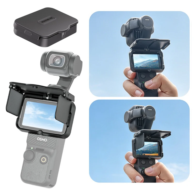 Sunshade for DJI Osmo Pocket 4P/4/3 Magnetic Screen Hood Cover Foldable Anti-Glare Sun Hood Outdoor Shooting Accessories