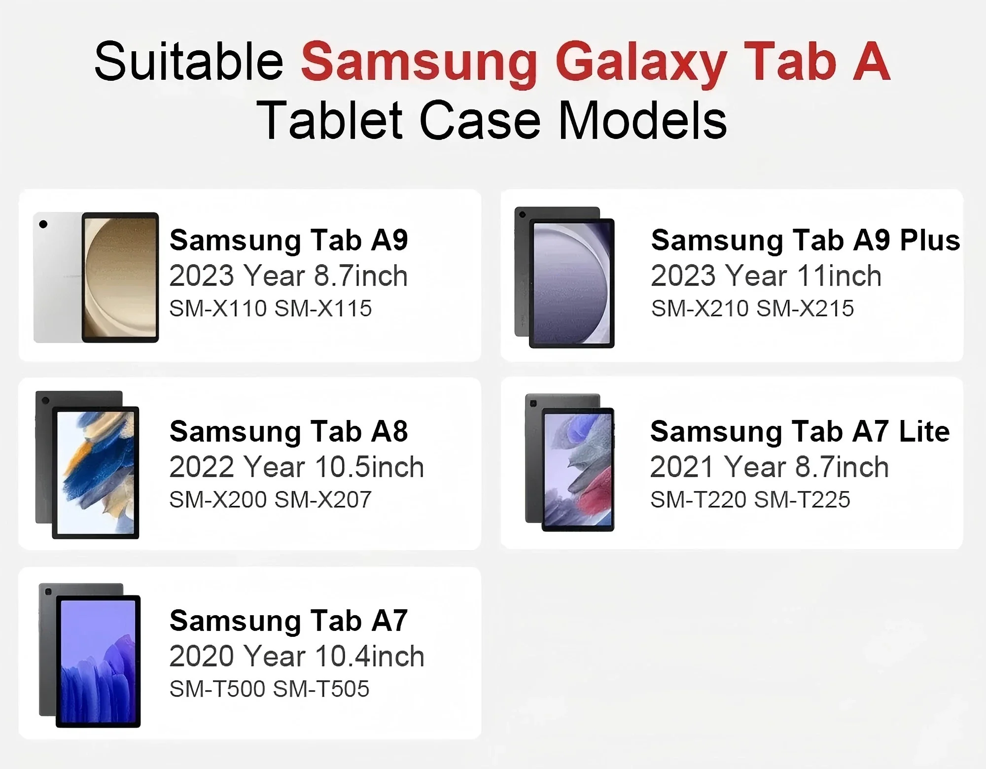 Stand-Tablet-Hülle für Samsung Tab S10 Lite S9 FE 10.9 S11 S8 S7 11 S7+ S8+ Plus 12.4 A7 S6 Lite A9 A11 8.7 A8 A9+ A11+ Plus 11 – Detail 4
