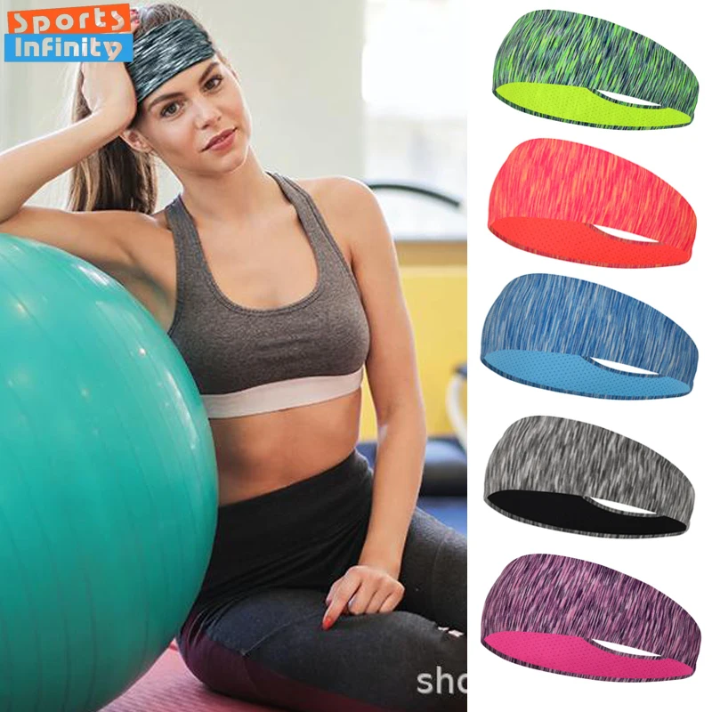 

Colorful Yoga Headband for Women Head Band for Outdoor Fitness Running Headband Headscarf Sports Headbands for Men Sweatband