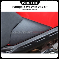 V4 V4S V4R Fairing Shell Fuel Tank Sticker Decal Matt Black Glossy Black For Ducati Panigale V4 V4R V4S V4SP Streetfighter