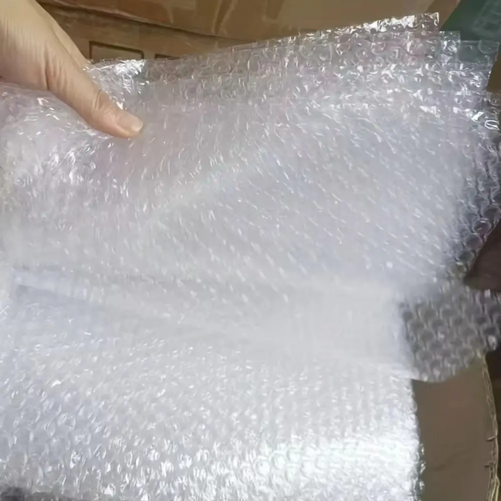 Shockproof Foam Packaging Vibration Protection Padding Packaging Bubble Film Double Layer Bubble Cushioning Wrap Mailing