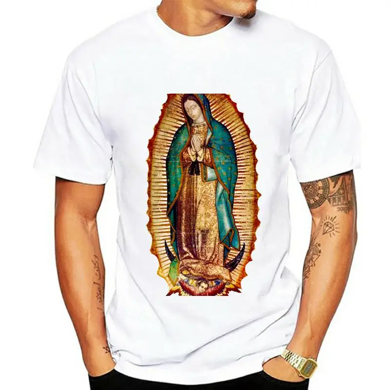 Our Lady of Guadalupe Tilma Replica T shirt guadalupe our lady of guadalupe marian apparition blessed virgin mary