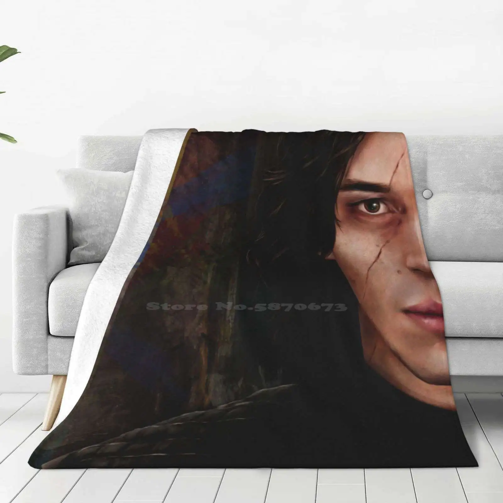 Heir Apparent Soft Warm Throw Blanket Adam Driver Kylo