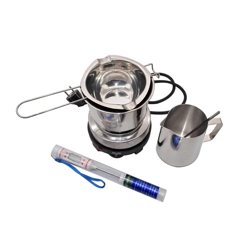 1 Set Electric Beeswax Melting Pot with Heater Stove Wax Candle Making Beeswax Melter Pot Beeswax Heater Wax Melting DIY Candle