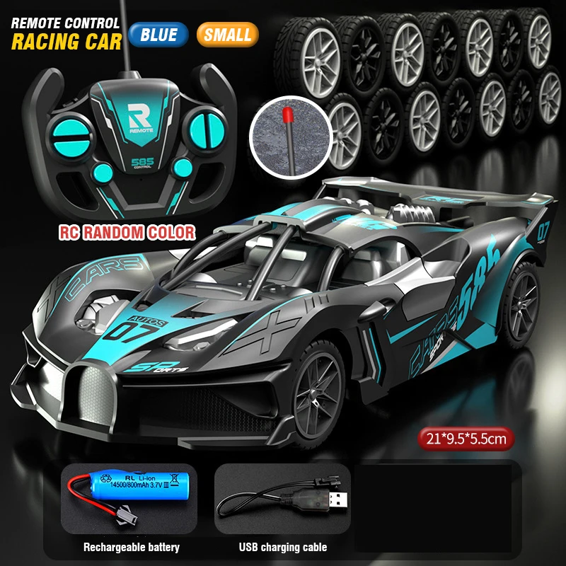 Rc Auto 4Ch High-Speed Afstandsbediening Drift Racewagen Elektrische Sportwagen Speelgoed Voertuig Model Speelgoed voor Jongens Kinderen verjaardagscadeau