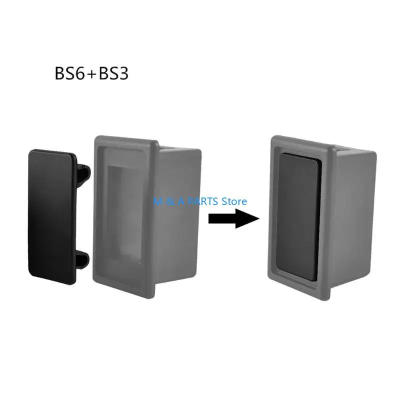 U1JF 1PC Plate Rocker Boat Boat Rocker Switch Painel Tampa