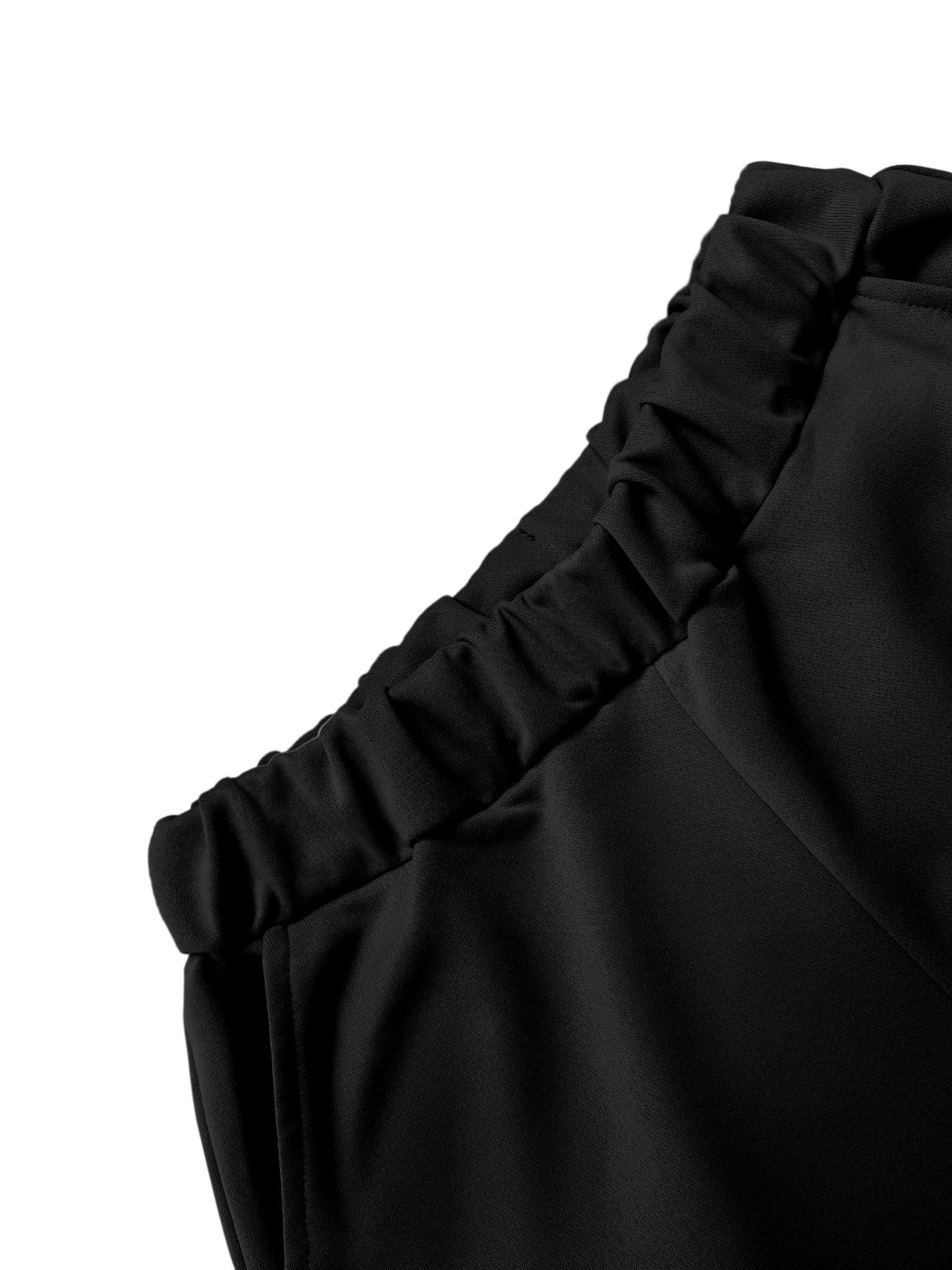 Petite Baggy Straight Leg Hosen für Damen, Hochgeschnittene Entspannte Lounge-Hosen, Ästhetische Sport-Trainingshosen – Detail 7