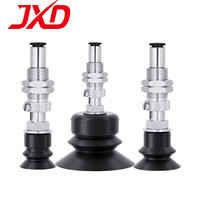 JXD PISCO VPC/VPD10/20/30/40/50BN-6J Double Layer Top Tntake Black NBR Industrial Vacuum Suction Cup