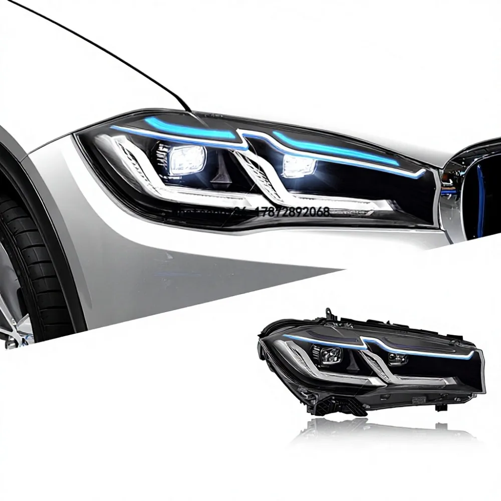 

Headlight for X5 F15 2014-2017 Auto Headlight Upgrade Headlamp DRL Modified Headlight LED Car Light
